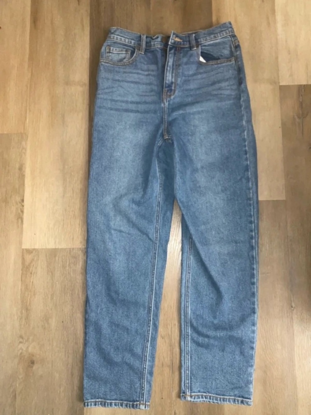 Fashion Nova Women's Light Blue Boyfriend Jeans